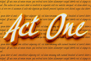 Act One: A Playful Script Handwritten Font for Creative Branding