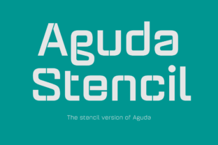 Aguda Stencil Family: The Display Typeface for High-Impact Campaigns