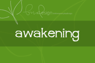 Awakening: The Sketchy Typeface That Elevates Small Business Branding