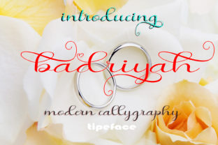 Badriyah: The Perfect Handwritten Font for Creative Makers