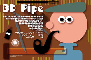 BD Pipe Font Review: A Rounded Typeface for Comic and Game Designs