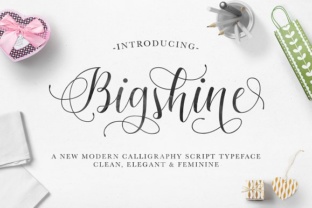 Bigshine: The Handwritten Font That Transforms Small Business Branding