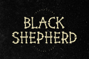 Black Shepherd: A Bone-Building Font for Scary Brand Identity