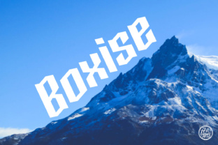Boxise: A Blackletter Typeface for Professional Brand Identity