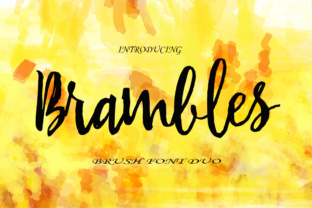 Brambles: A Gorgeous Script Handwritten Font Duo for Campaign Design