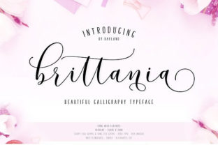 Brittania: The Elegant Modern Calligraphy Style Font for Digital Brands