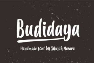 Budidaya: The Perfect Handmade Font for Crafters and Sellers