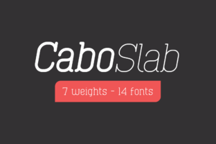 Cabo Slab: The Elegant Slab Serif Typeface for Editorial Design