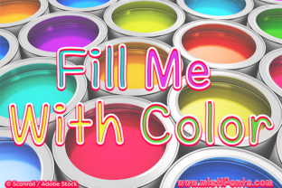 Fill Me with Color: A Vibrant Script Handwritten Font Review