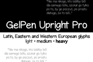 GelPen Upright Pro: The Quirky Script Handwritten Font You Need