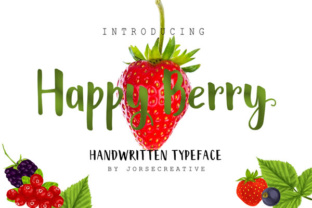 Happy Berry: The Fun Handmade Font for Vibrant Campaigns