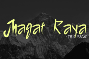 Jhagat Raya: The Bold Script Handwritten Font for Standout Designs