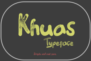 Khuas Font: The Perfect Handwritten Typeface for Small Business Branding