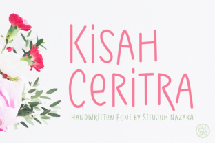Kisah Ceritra: The Perfect Handwritten Typeface for Your Craft Projects