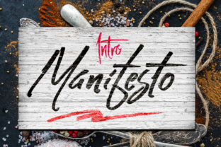 Manifesto: The Premium Script Handwritten Font for Scroll-Stopping Campaigns