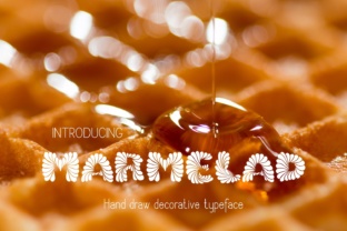 Marmelad: A Hand-Drawn Decorative Font for Crafters