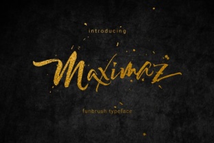 Maximaz: The Fluid Handwritten Font for Passionate Campaigns