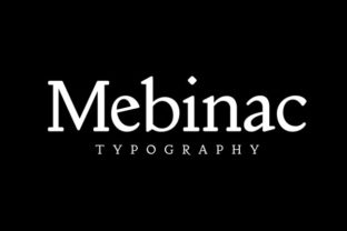 Mebinac Bold Two: A Premium Serif for Handmade Branding