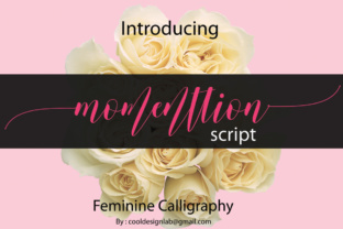 Momenttion: The Modern Script Font for Polished Branding