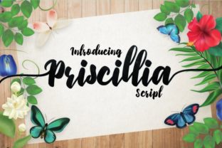 Priscillia: The Handmade Brush Font for Creative Sellers