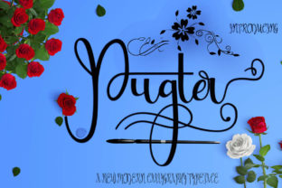 Pugter: The Handwritten Typeface for Scroll-Stopping Visuals