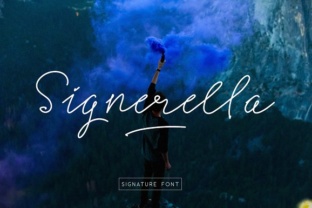Signerella: The Handwritten Typeface for Modern Editorial Design