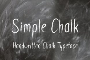 Simple Chalk: The Perfect Handwritten Typeface for Crafters
