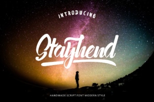 Stayhend: A Playful Brush Script for Modern Branding