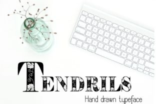 Tendrils: A Decorative Typeface for Editorial Storytelling