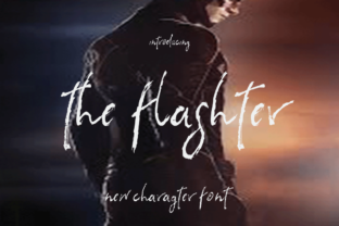 The Flashter: A Premium Script Handwritten Font for Brand Identity