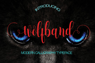 Wolfband: The Modern Handwritten Calligraphy Typeface for Makers